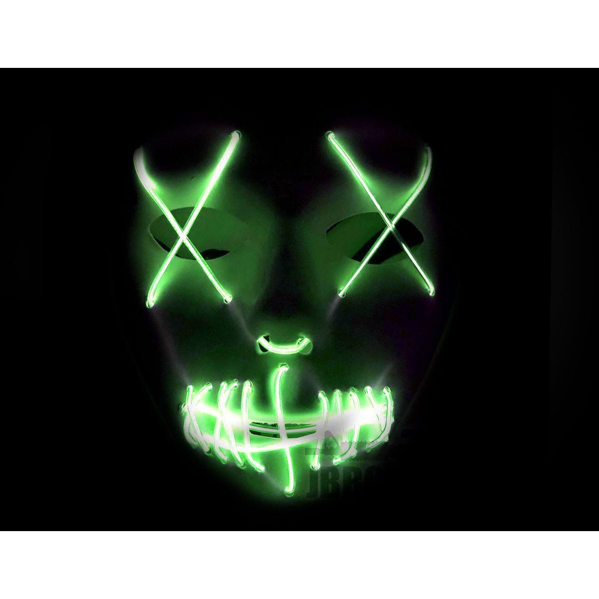 Airsportinggoods TRIMEX LED PURGE WHITE MASK WITH GREEN X
