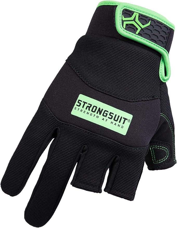 Tactical Gloves S Lightweight Precision Black Green Utility Gloves - All-Purpose Tactical