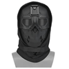 Messenger Adjustable Face Mask Black - Hooded Costume Mask for Events