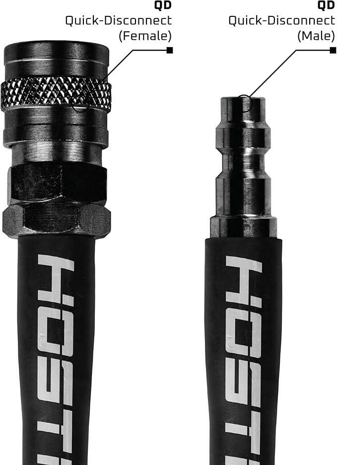 HK Army Hostile AWS Flex Remote Line 42″ Hose – Black