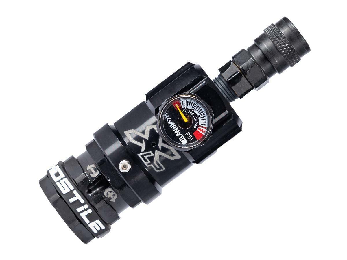 HK Army Hostiler XLP HPA Regulator – Top Port Quick-Disconnect – Black
