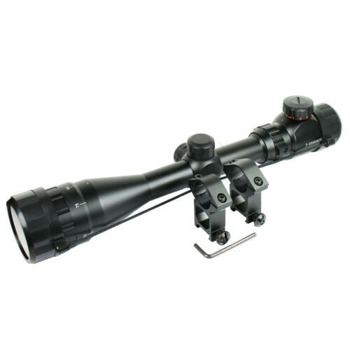 Scope Optics 3-9×40 Airsoft Rifle Scope with Mounts