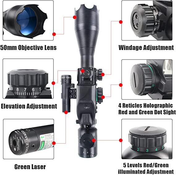 TRIMEX OPTICS 4-16×50 EG TACTICAL SCOPE