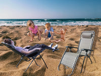 Home & Garden Outdoor Adjustable Camping Chair Set of 2 - Trimex