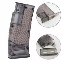 WOSPORT PMAG Style 500 Round 6mm BBs Airsoft Speed Loader-Black