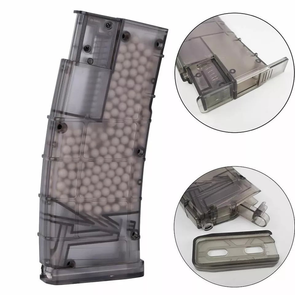 WOSPORT PMAG Style 500 Round 6mm BBs Airsoft Speed Loader-Black