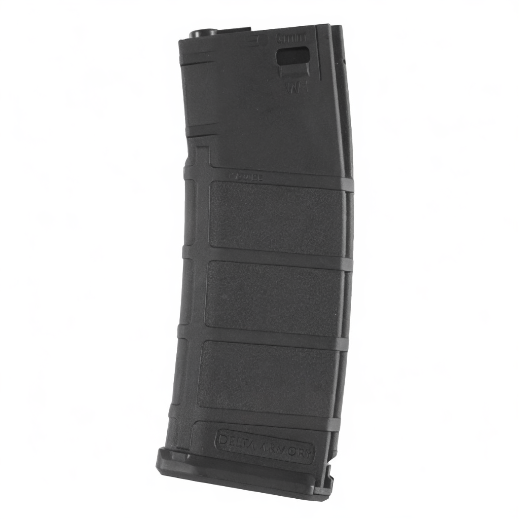 Delta Armory 120 Round Mid-Cap M4/AR15 Airsoft Magazine – Black
