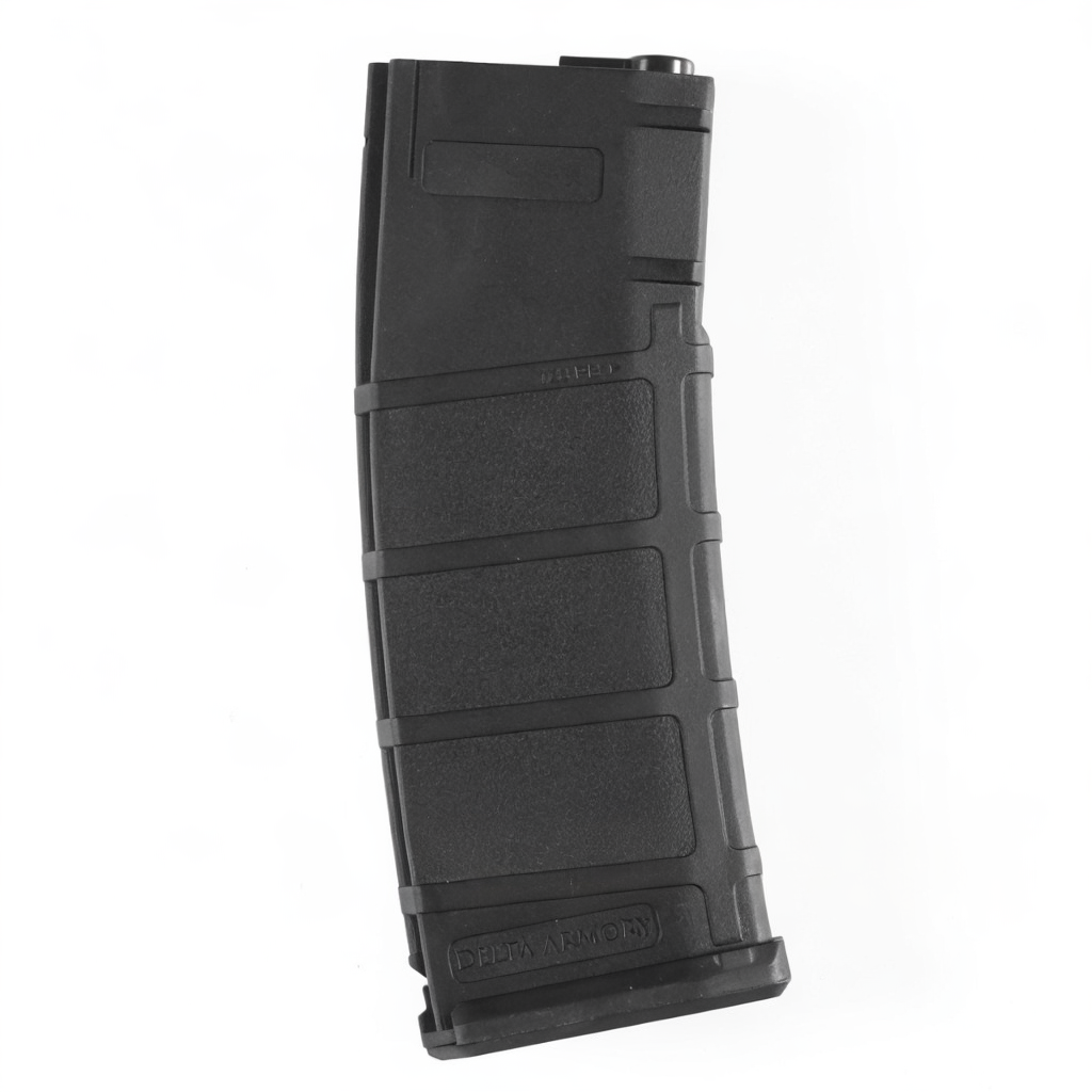 Delta Armory 120 Round Mid-Cap M4/AR15 Airsoft Magazine – Black