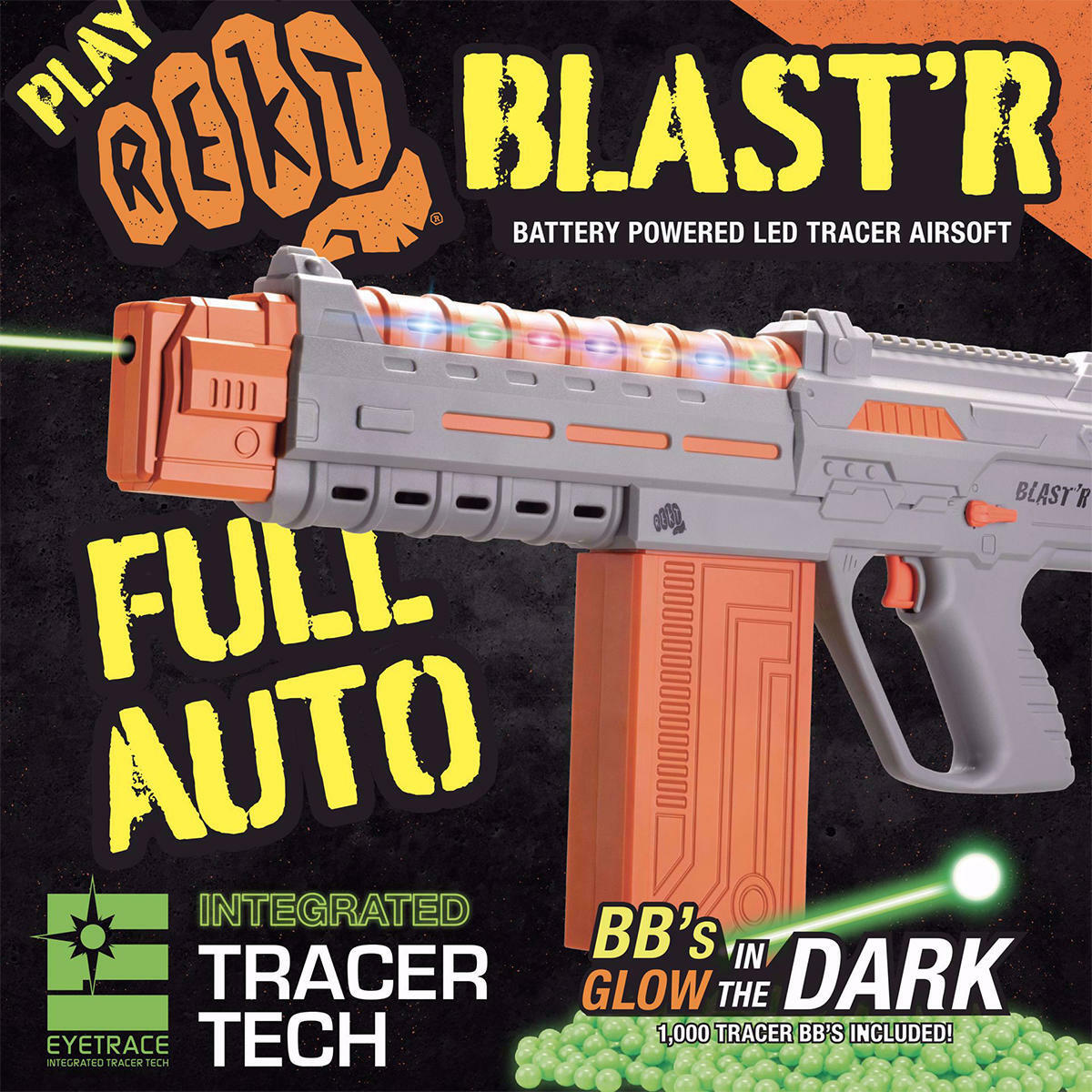 Foam Dart Blaster REKT BLASTER Full Auto AEG Airsoft Electric Rifle 6mm BB - Umarex