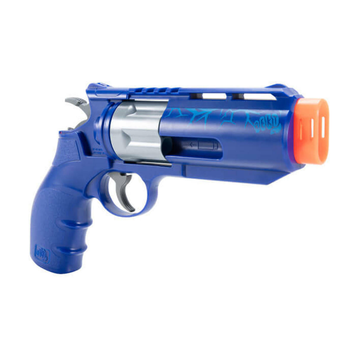 Foam Dart Blaster REKT Jury Blue CO2 Powered Foam Dart Toy Gun Revolver - Umarex