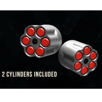 Foam Dart Blaster REKT Jury Red CO2 Powered Foam Dart Toy Gun Revolver - Umarex