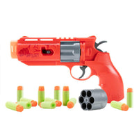Foam Dart Blaster REKT Jury Red CO2 Powered Foam Dart Toy Gun Revolver - Umarex