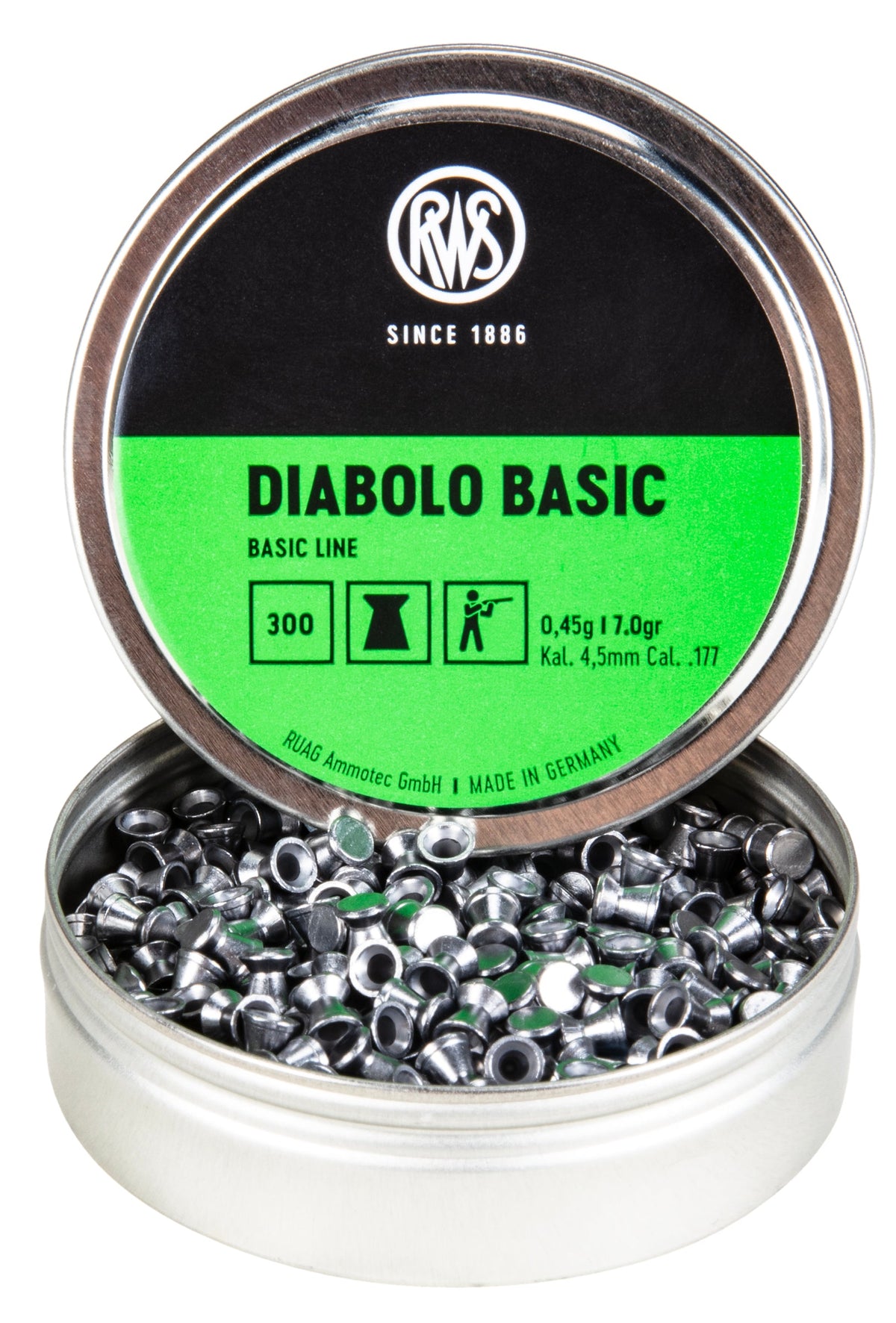 Diabolo Rws RWS Diabolo .177 Wadcutter Pellets – 300 Count