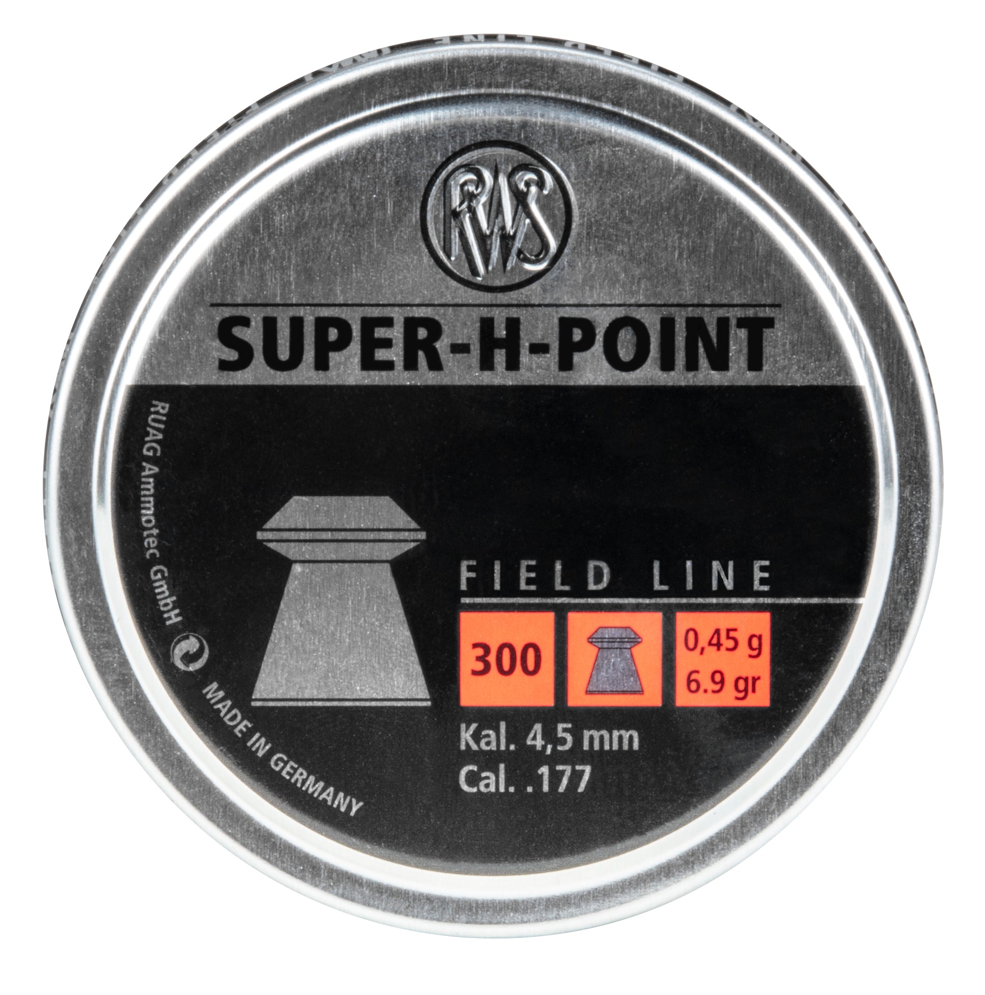 RWS RWS Super H Point .177 Pellets-300ct