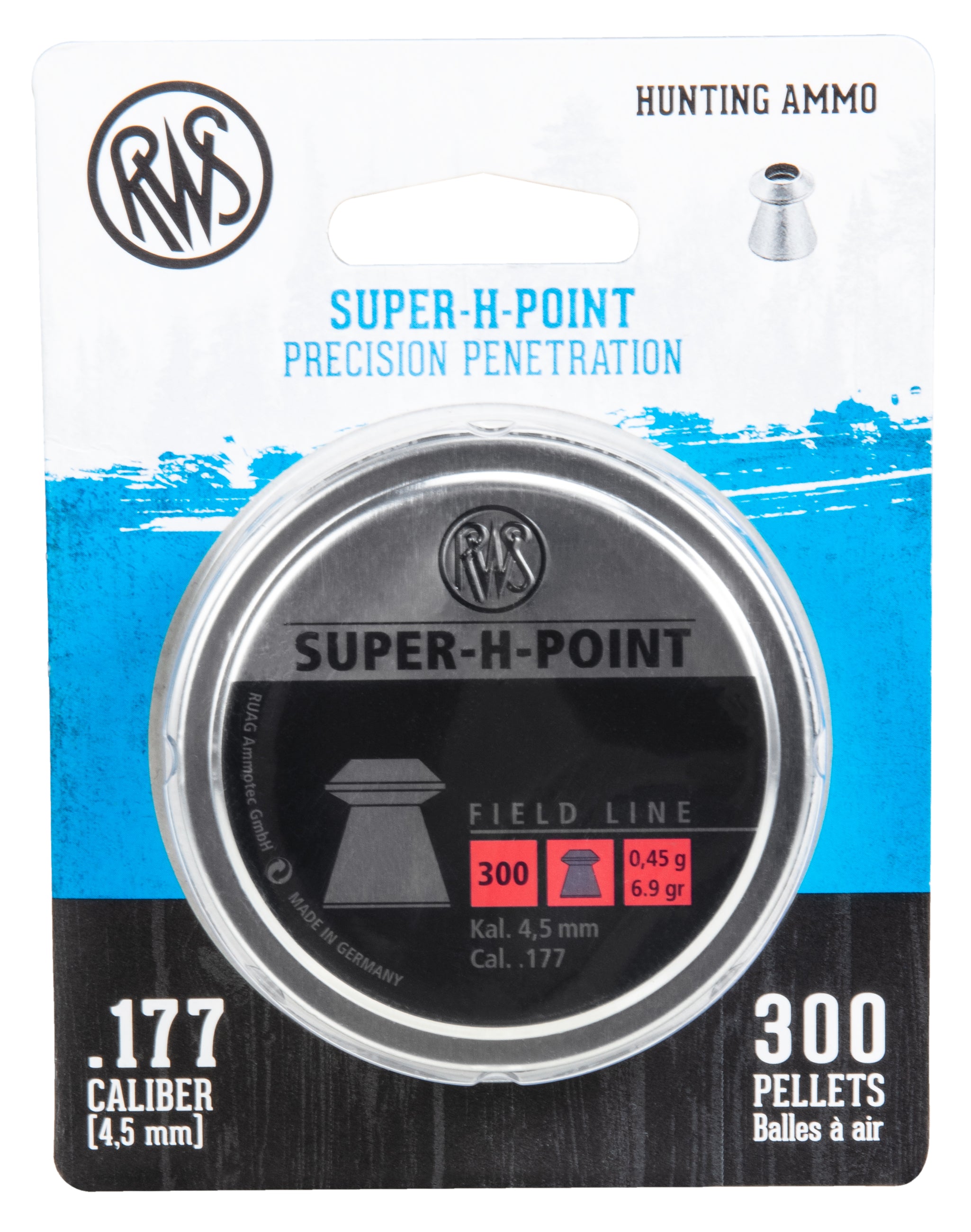 RWS RWS Super H Point .177 Pellets-300ct