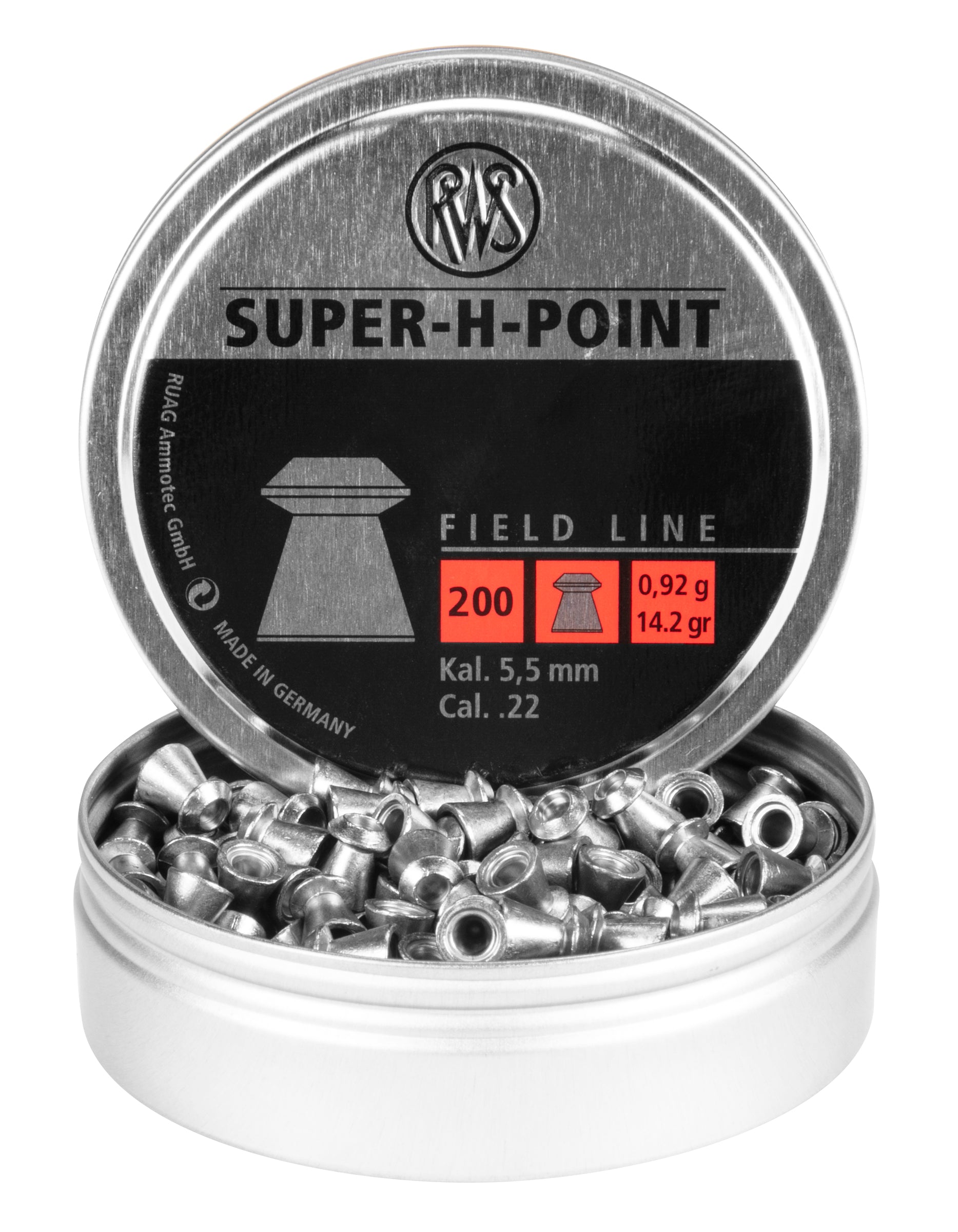 RWS RWS Super H Point .22 Pellets-200ct