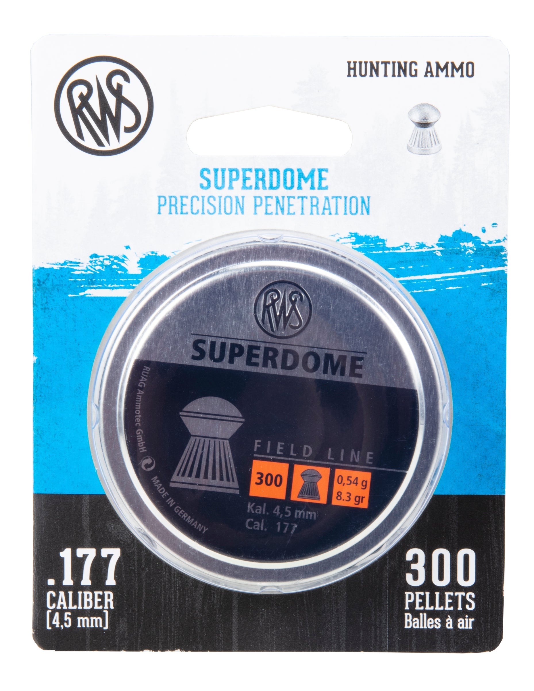 RWS RWS Superdome .177 Pellets-300-ct