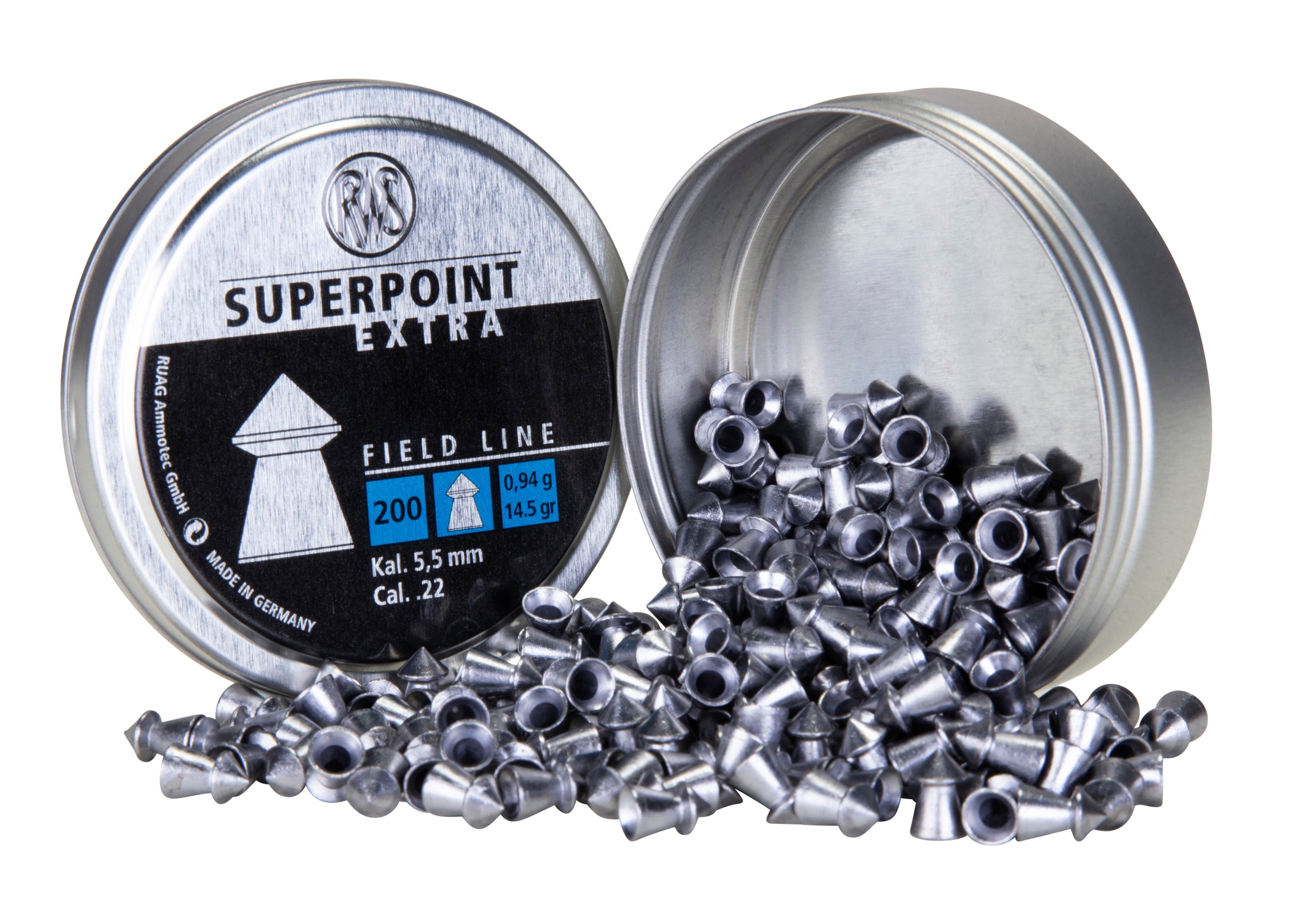 RWS RWS SuperPoint Extra .22 Pellets, 200ct