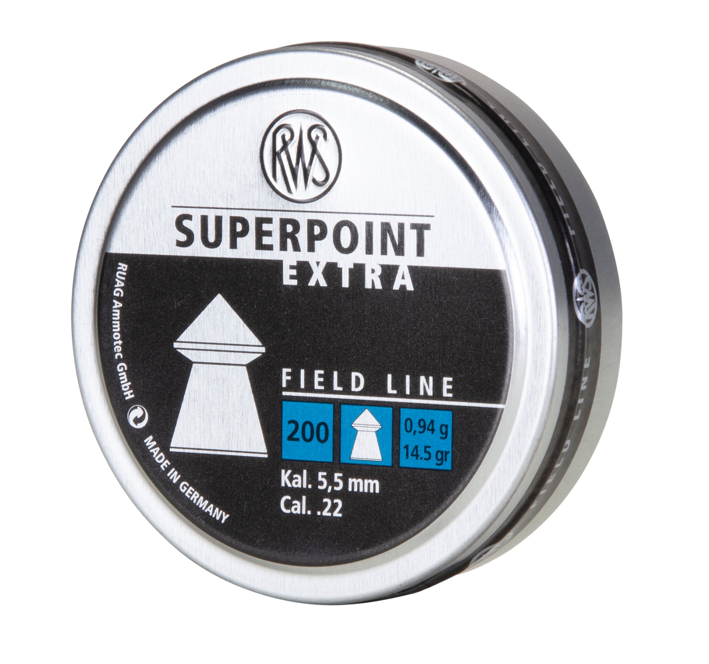 RWS RWS SuperPoint Extra .22 Pellets, 200ct