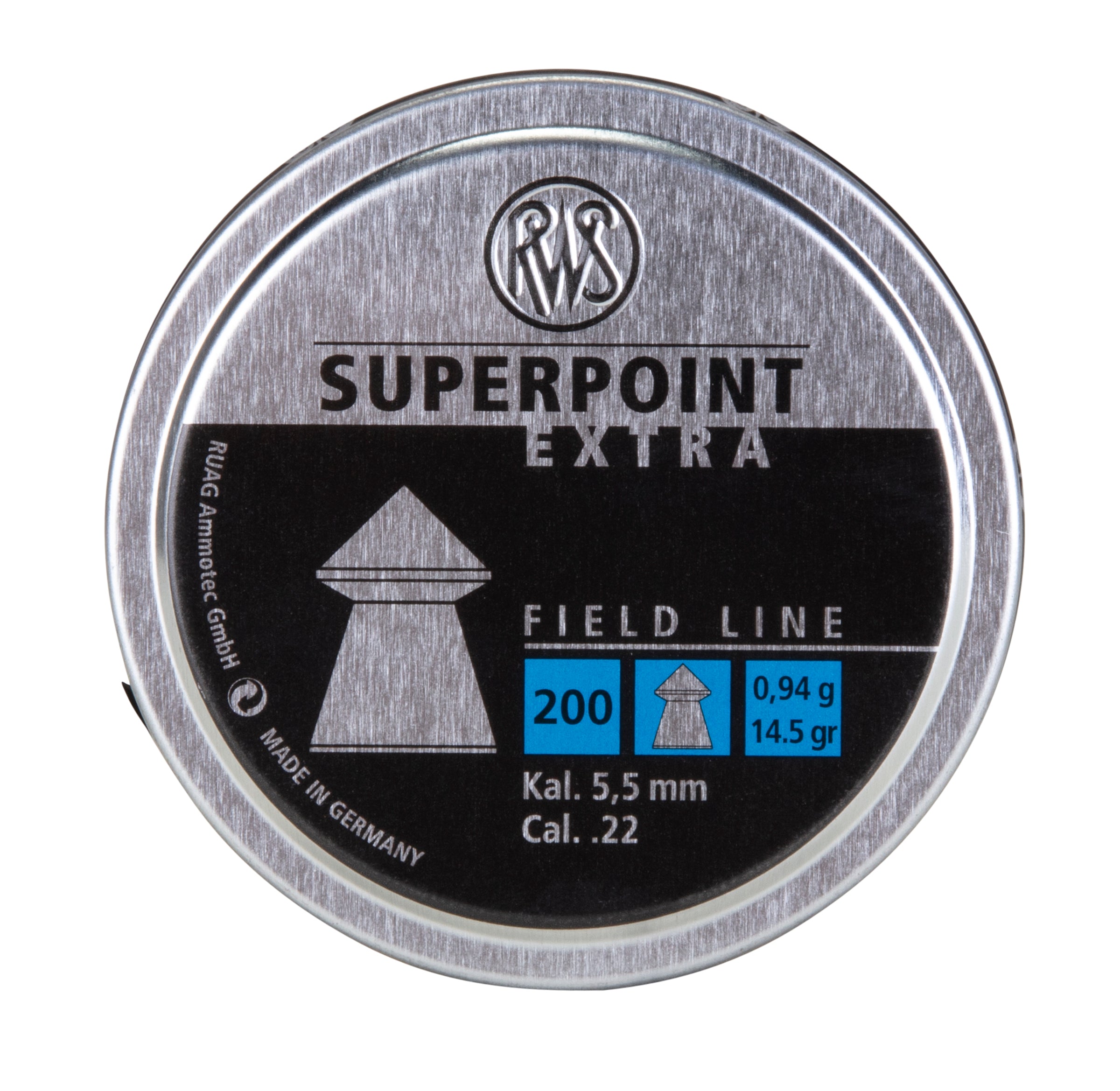 RWS RWS SuperPoint Extra .22 Pellets, 200ct