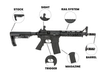 airsoft guns Semi-Auto Co2 Air Rifle TX4CRB 4.5MM - Trimex Arms