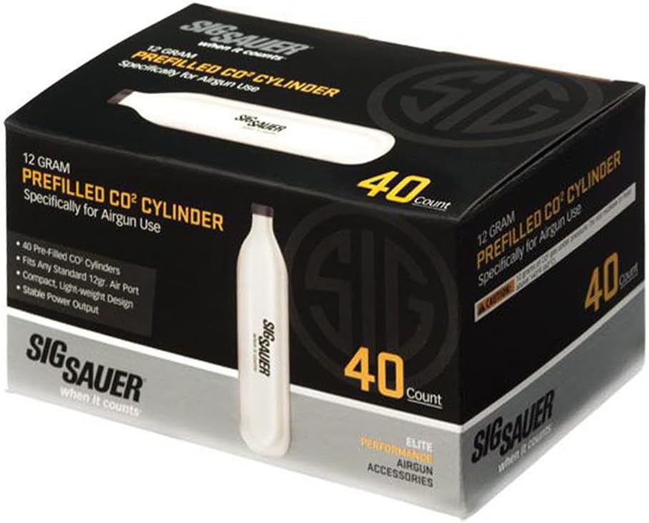 Sig Sauer Sig Sauer 12 Gram Pre-Filled CO2 Cylinders for Airguns