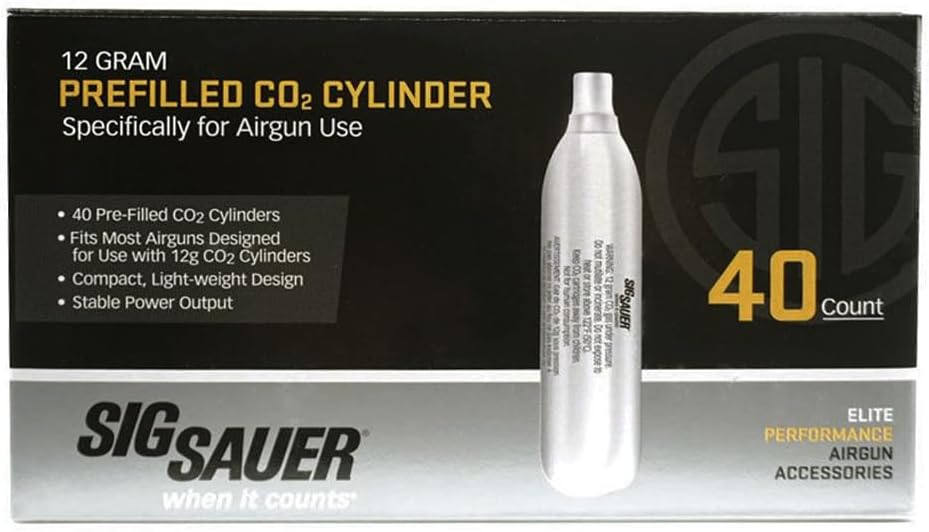 Sig Sauer Sig Sauer 12 Gram Pre-Filled CO2 Cylinders for Airguns