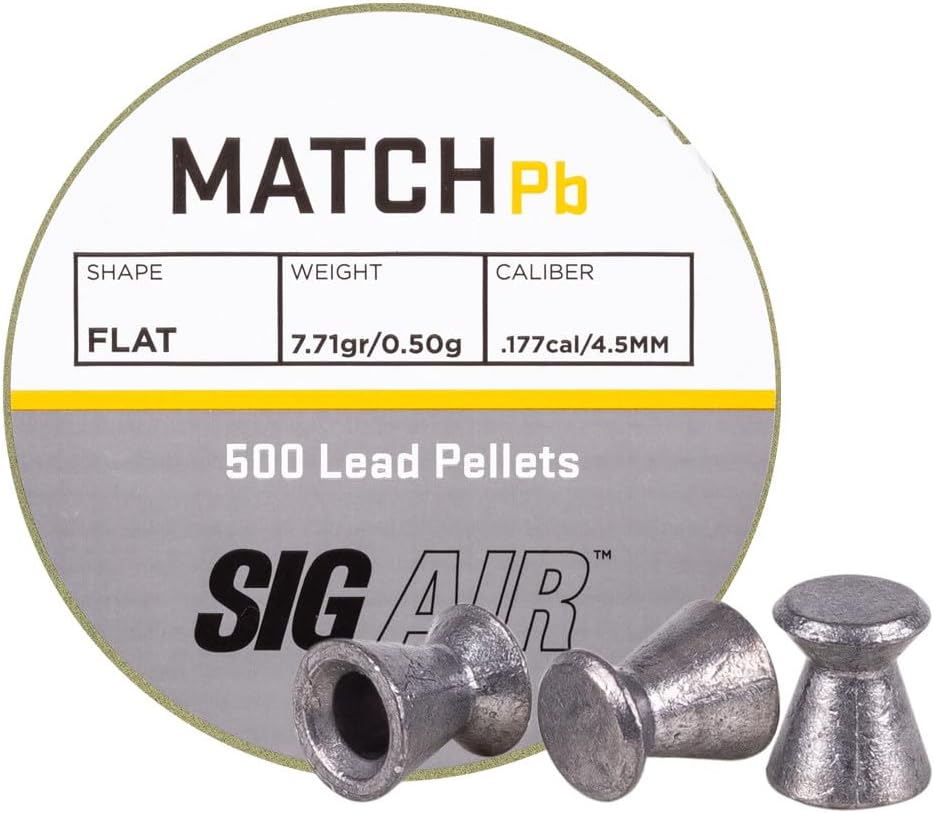 Sig Sauer Sig Sauer .177 Cal Match Air Gun Flat Pellets, 500ct