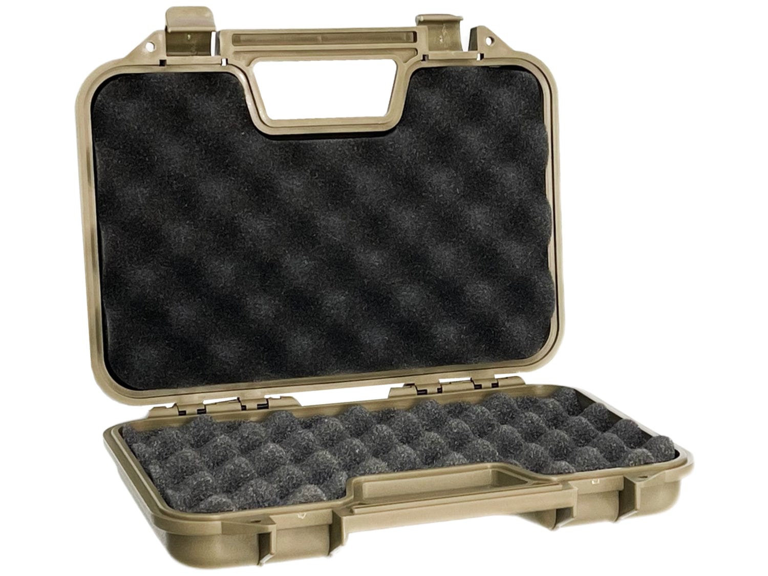 padded Portable Lockable Hard Gun Case Airsoft Handgun Firearm Revolver Pistols