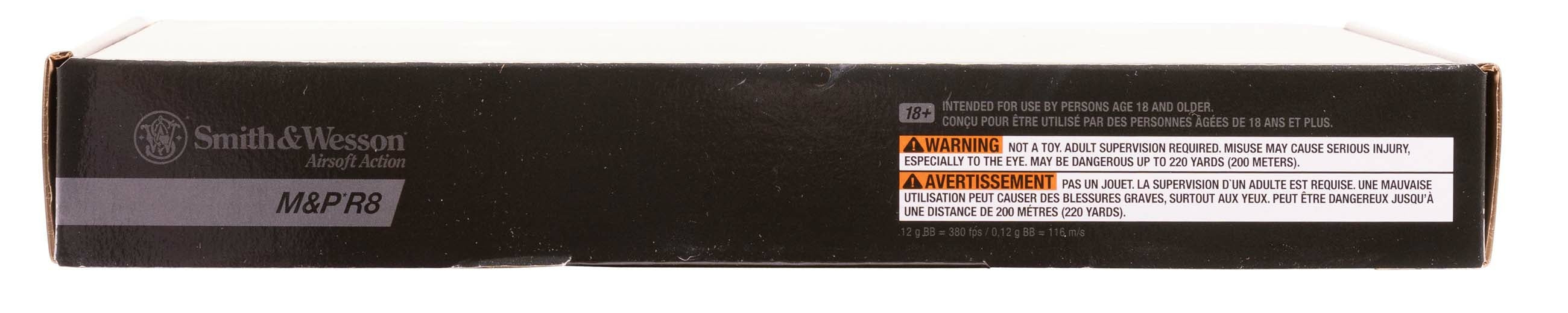 Smith & Wesson M&P R8 6mm Airsoft Revolver - CO2, 8 Rounds
