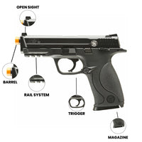 Airsoft CO2 Pistol Smith & Wesson M&P40 CO2 Airsoft Pistol - 6mm, 15 Rounds