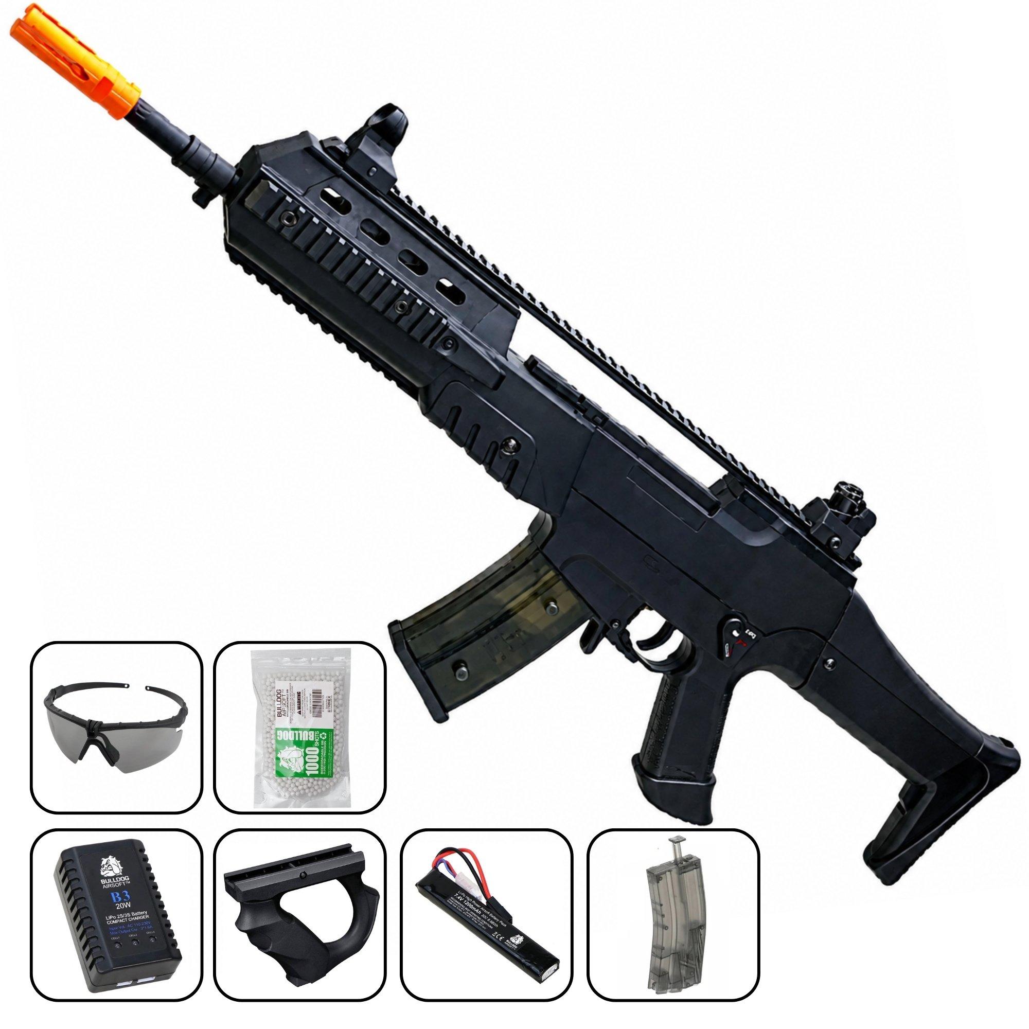 Airsoft AEG Rifle SR8-R Gen3 Airsoft Rifle Bundle Deals w/ Battery, Charger, Grip & BBs