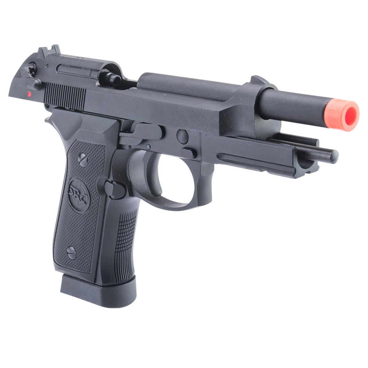 SRC SR92 A1 Airsoft Pistol CO2 Blowback Full Metal With Suppressor