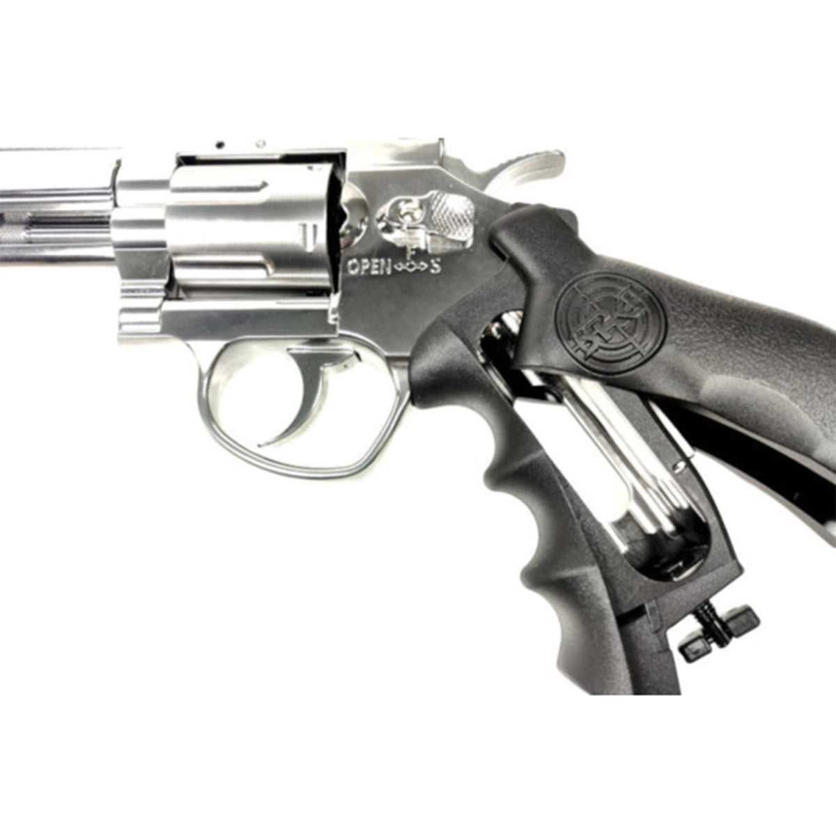 Airsoft Revolver SRC 6" Titan CO2 Airsoft Revolver Silver