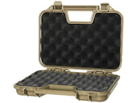 padded Portable Lockable Hard Gun Case Airsoft Handgun Firearm Revolver Pistols
