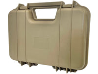 padded Portable Lockable Hard Gun Case Airsoft Handgun Firearm Revolver Pistols