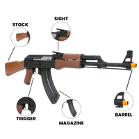 Airsoft AEG Rifle SRC SR-47 Gen3 AK47 AEG Airsoft Gun - Full Metal, Real Wood, 600 Round Magazine