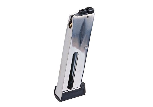 SRC SRC SR92 CO2 Silver Airsoft Mag - 25 Rounds