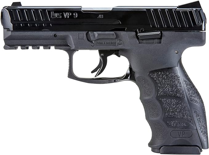 T4E, UMAREX USA T4E Heckler & Koch HK VP9 .43 Caliber CO2-Powered Training Pistol - 8 Rounds, Paintball Gun Marker, Black