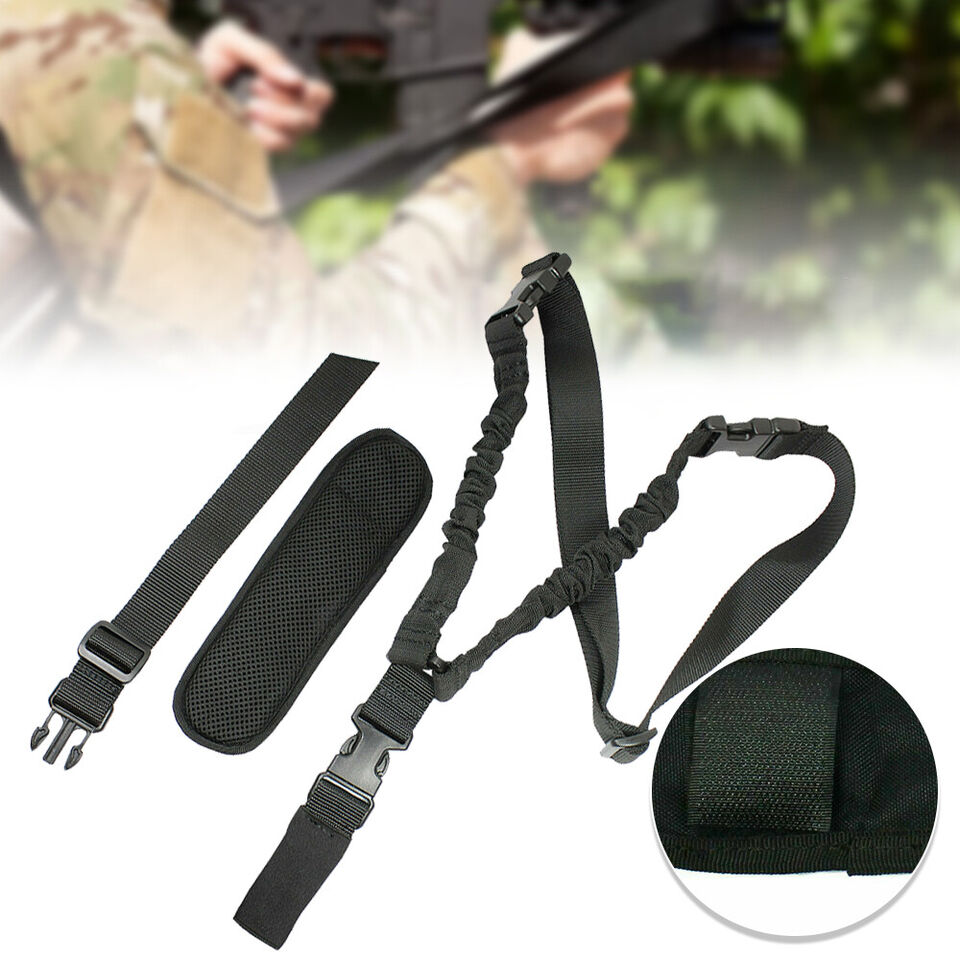 Trimex Tactical Airsoft Gun Sling - Single Point Black