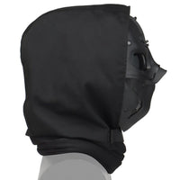 WOSPORT TACTICAL FULL-FACE MASK WITH NIGHT HEADGEAR BLACK FOR AIRSOFT