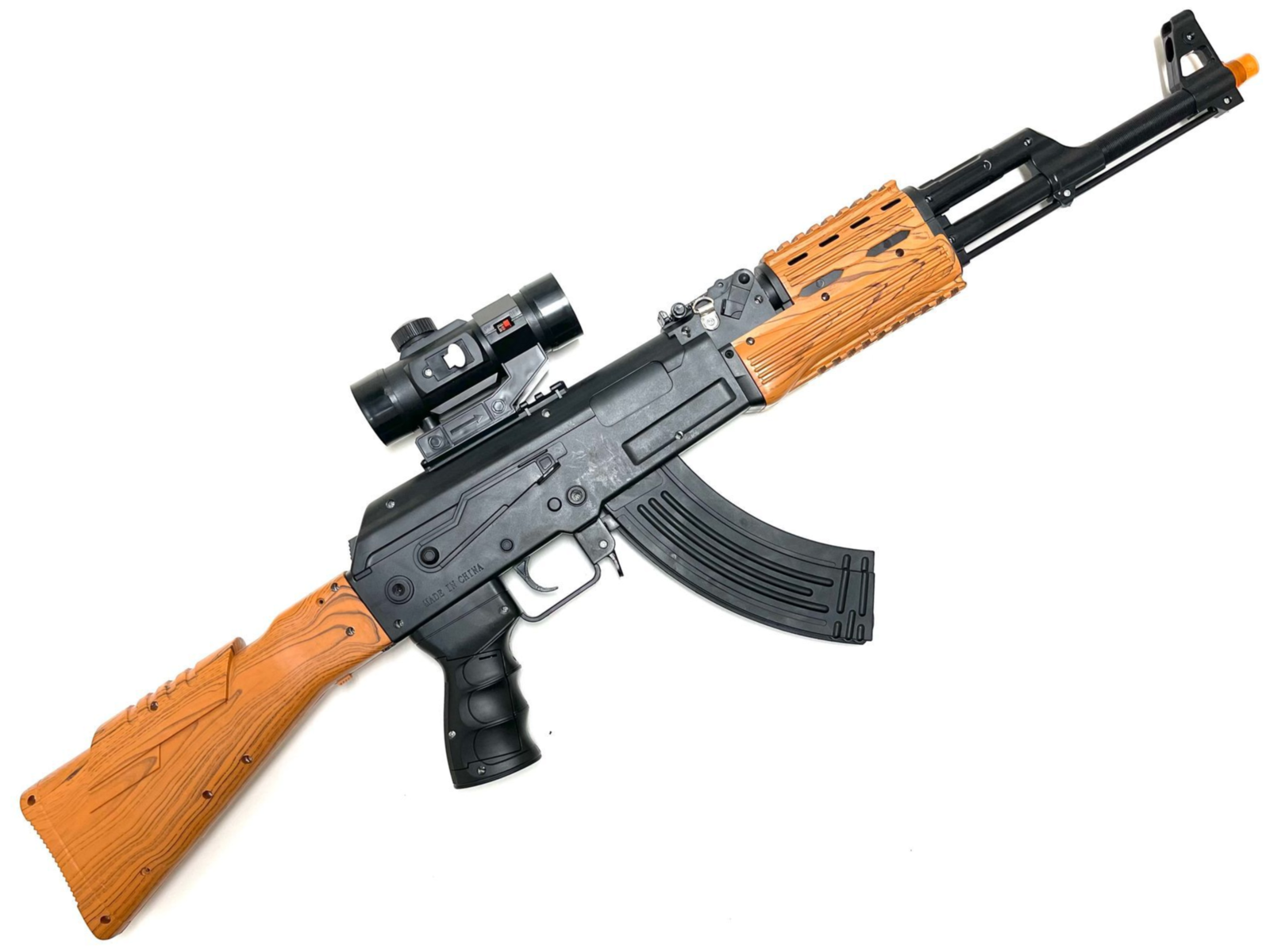 Trimex Toy Gun for Kids - AK47 Rifle Army Force Vibrational Automatic