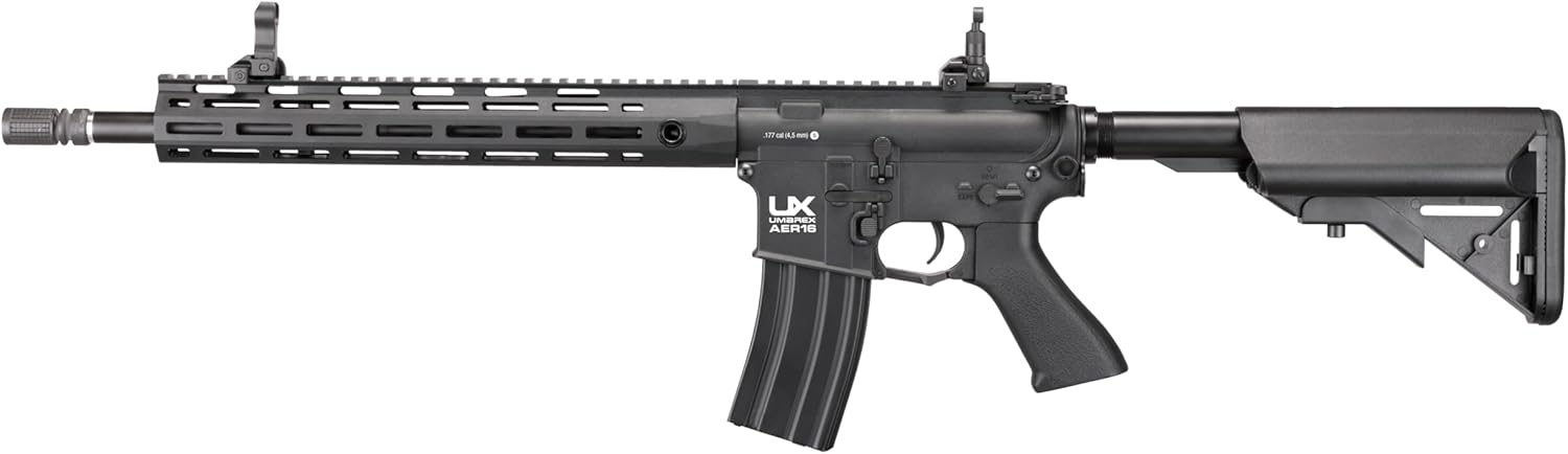 Umarex USA Umarex AER16 Electric-Powered Full Auto .177 Caliber BB Gun Air Rifle with 55-Round Magazine