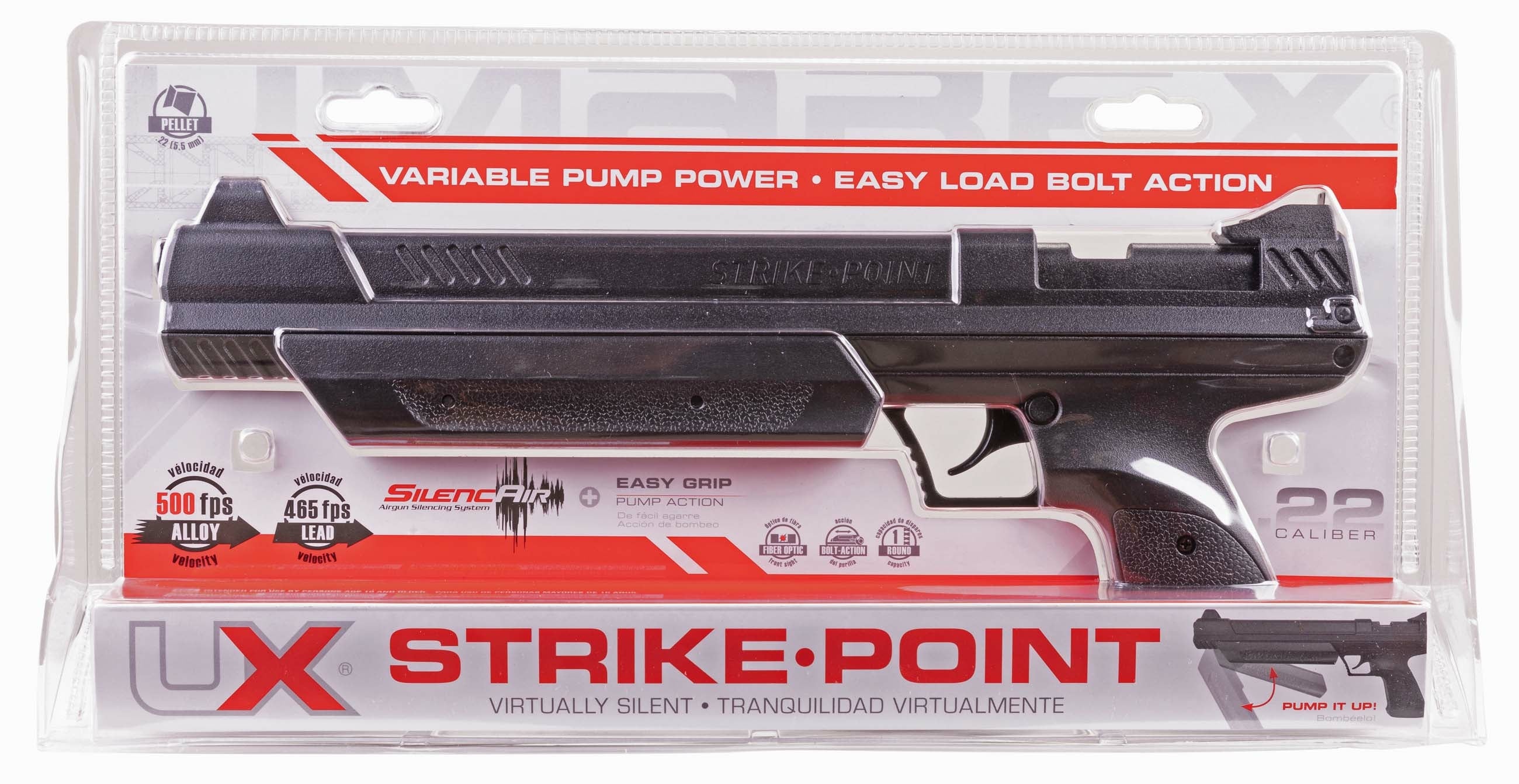 Umarex USA UMAREX Strike Point .22 Multi-Pump Pellet Pistol