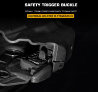 WOSPORT UNIVERSAL HOLSTER 35 STANDARD 83 RIGHT HAND BLACK