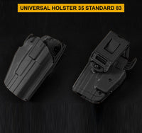 WOSPORT UNIVERSAL HOLSTER 35 STANDARD 83 RIGHT HAND BLACK