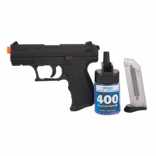 Airsoft Pistol Walther P22 Semi Auto Airsoft Spring Pistol 6mm 260 FPS - Umarex
