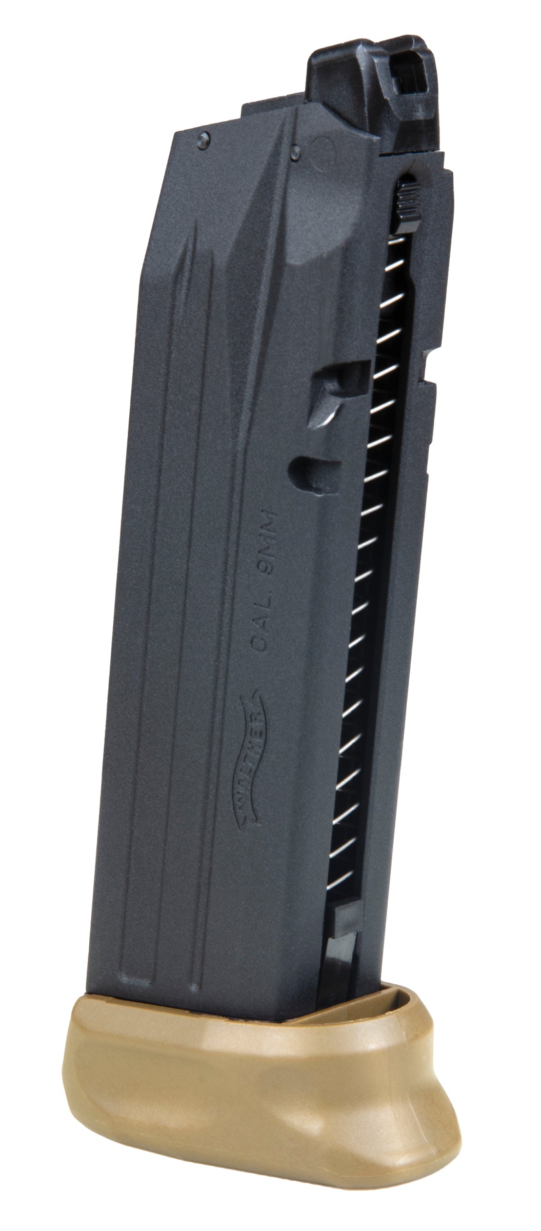 Walther Walther PPQ GBB 6mm Blowback Airsoft Pistol - 22 Rounds, Dark Earth Brown