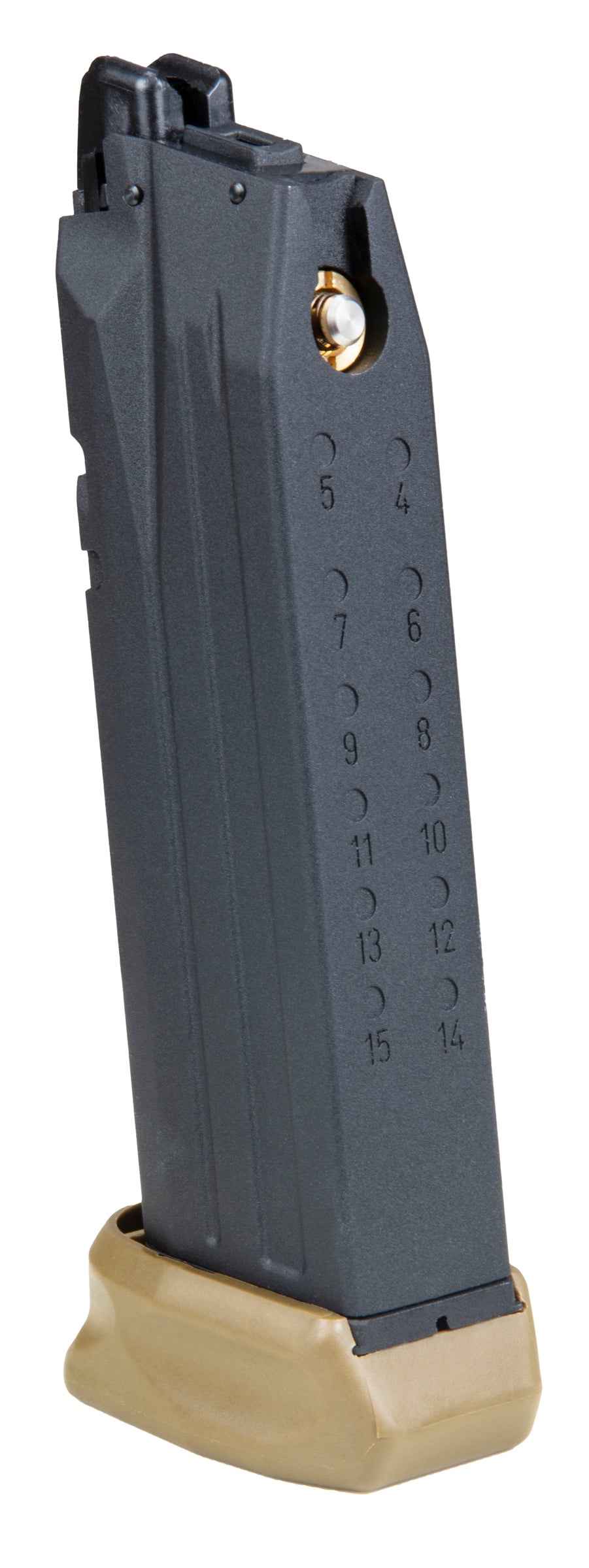 Walther Walther PPQ GBB 6mm Blowback Airsoft Pistol - 22 Rounds, Dark Earth Brown