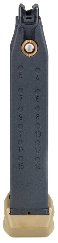 Walther Walther PPQ GBB 6mm Blowback Airsoft Pistol - 22 Rounds, Dark Earth Brown